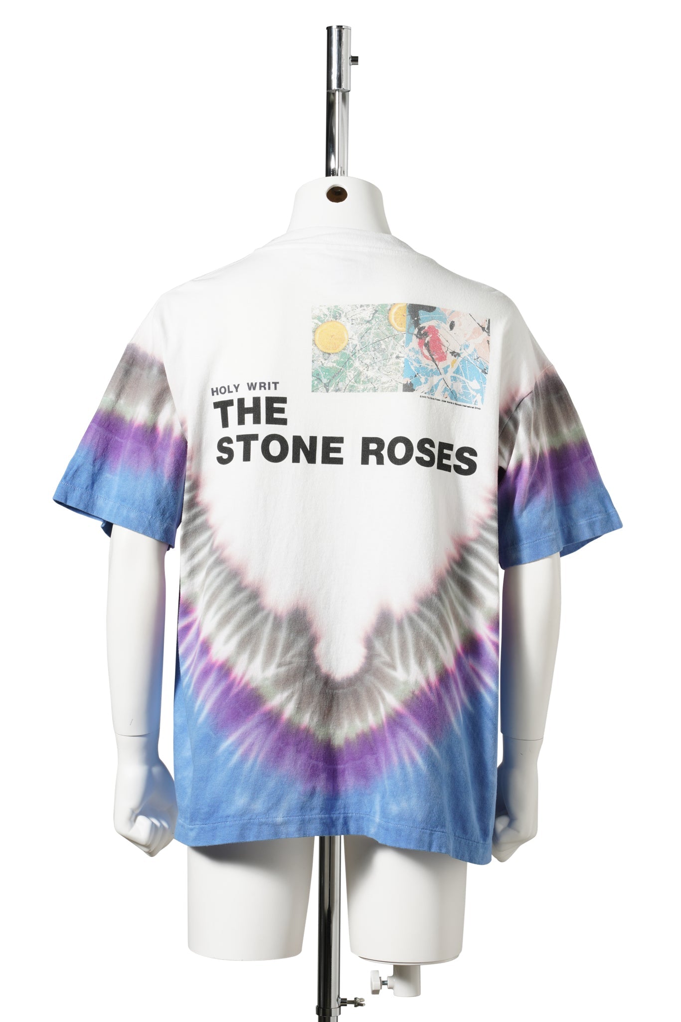 SAINT Mxxxxxx x THE STONE ROSES TSR_SS T-SHIRT/LEMON / TIE DYE