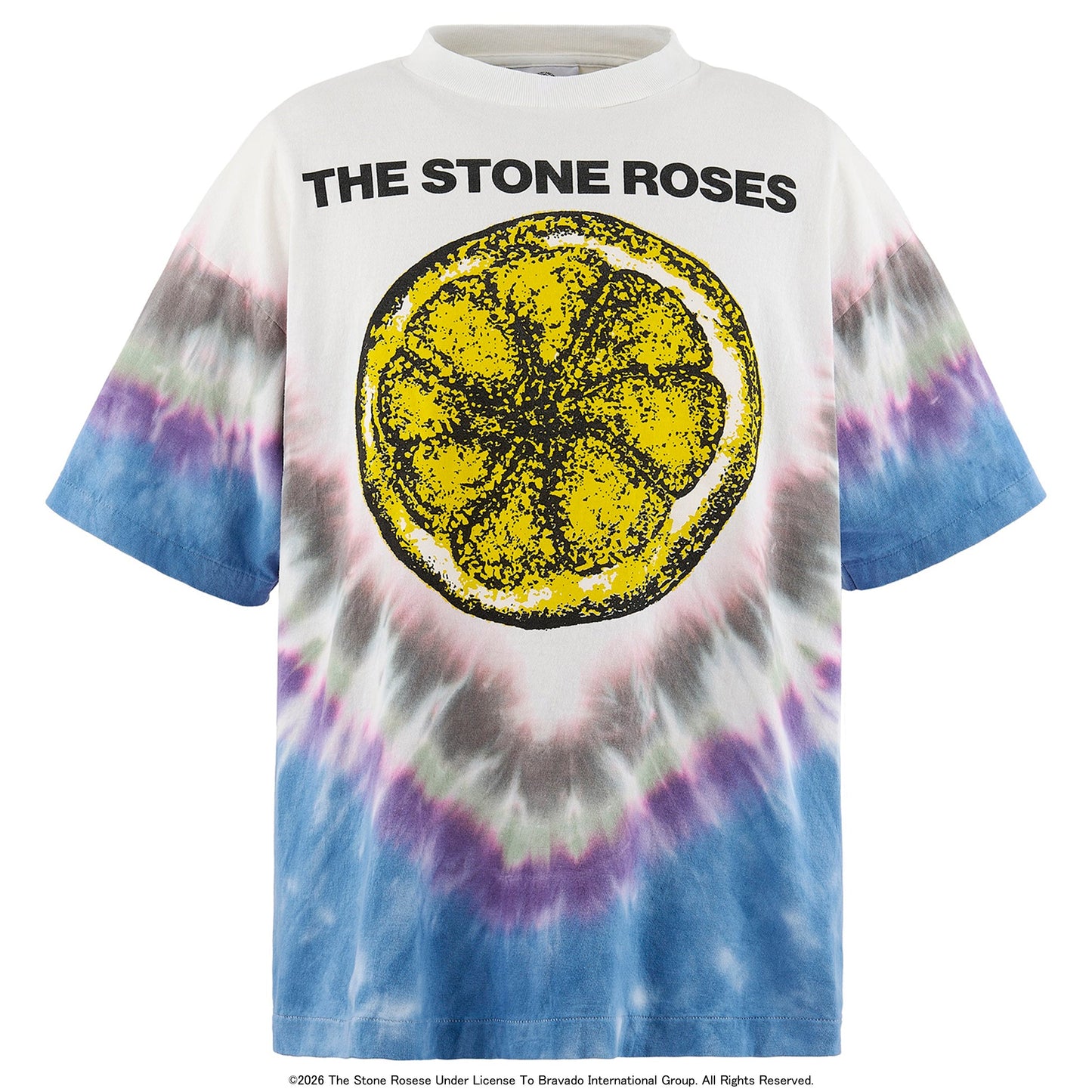SAINT Mxxxxxx x THE STONE ROSES TSR_SS T-SHIRT/LEMON / TIE DYE