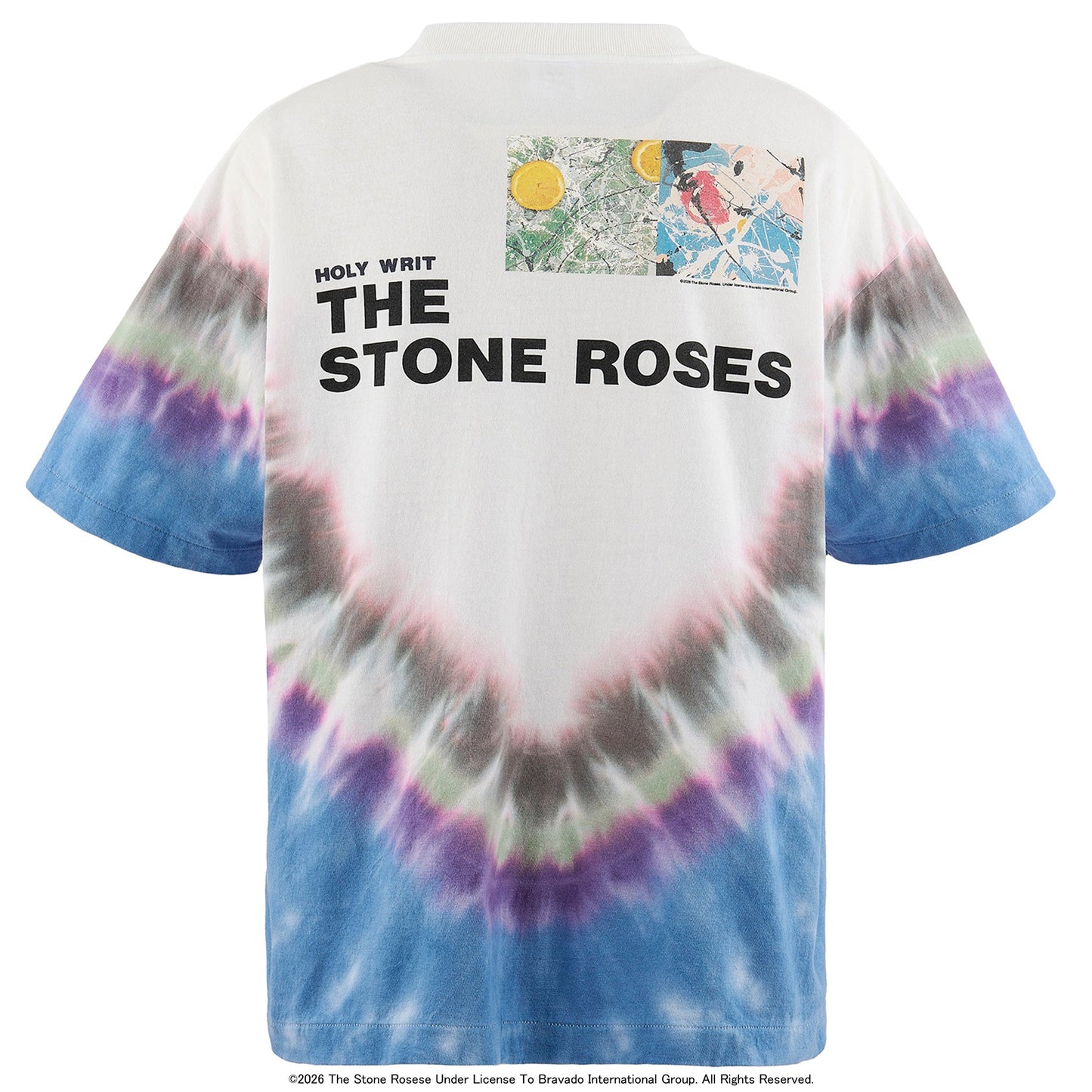 SAINT Mxxxxxx x THE STONE ROSES TSR_SS T-SHIRT/LEMON / TIE DYE