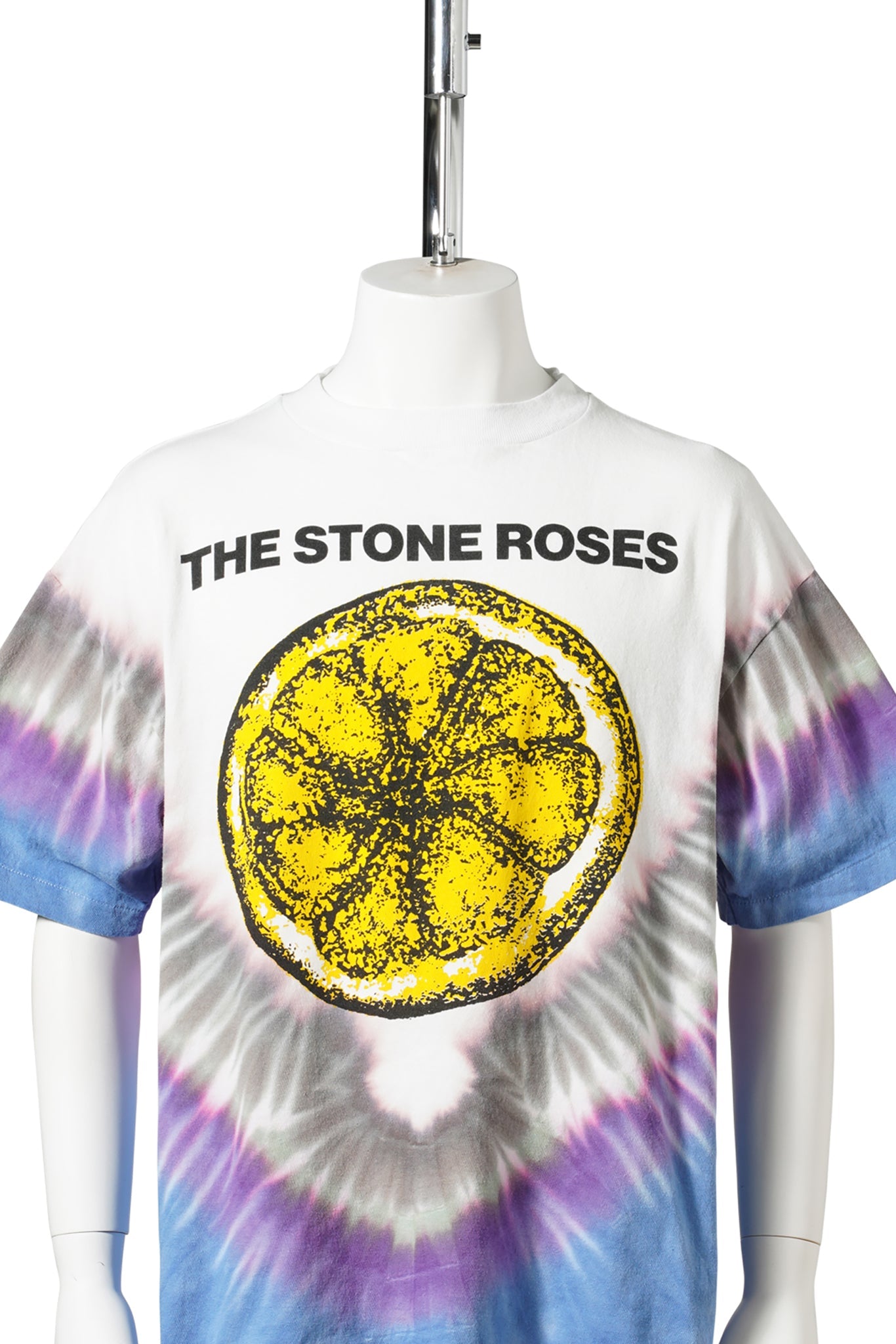 SAINT Mxxxxxx x THE STONE ROSES TSR_SS T-SHIRT/LEMON / TIE DYE