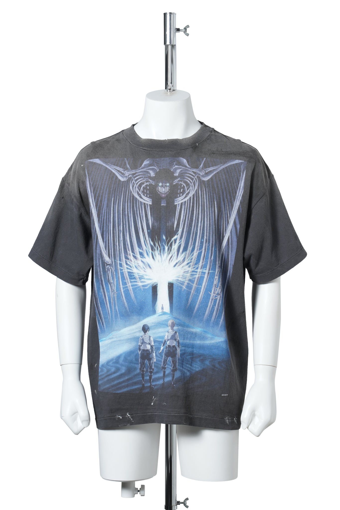 SAINT Mxxxxxx x 進撃の巨人 AOT_SS TEE/ATTACK ON TITAN / BLACK