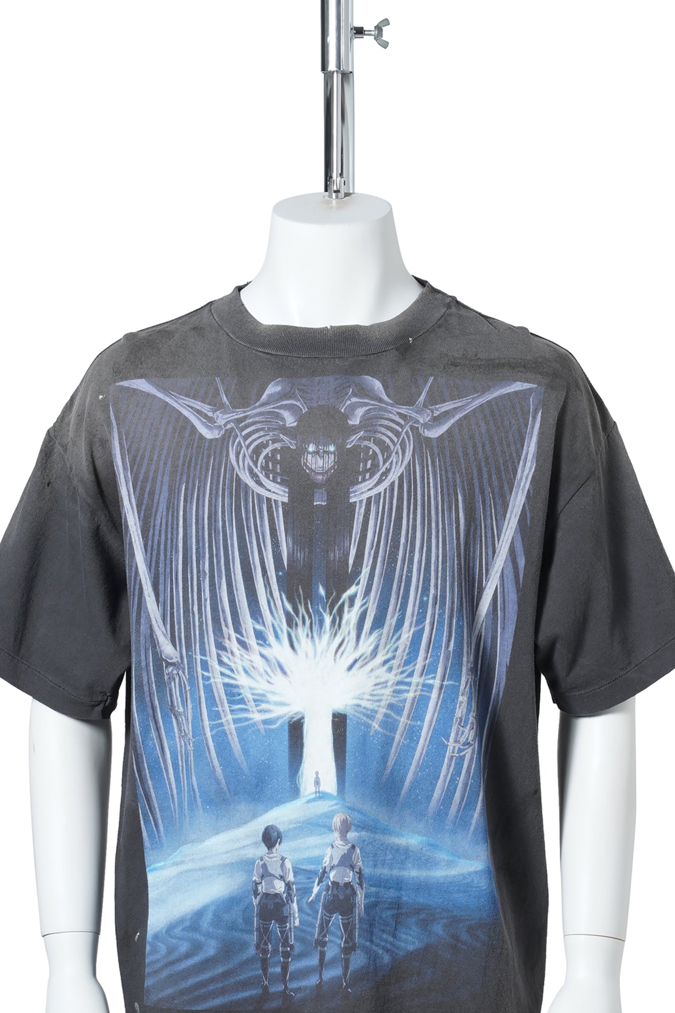 SAINT Mxxxxxx x 進撃の巨人 AOT_SS TEE/ATTACK ON TITAN / BLACK