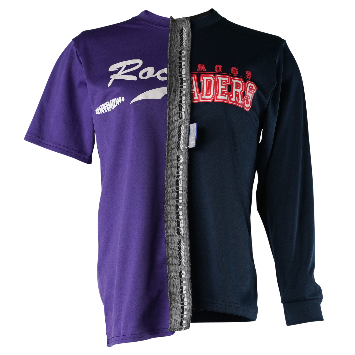 SPLIT JERSEY / PURPLE+DARK BLUE