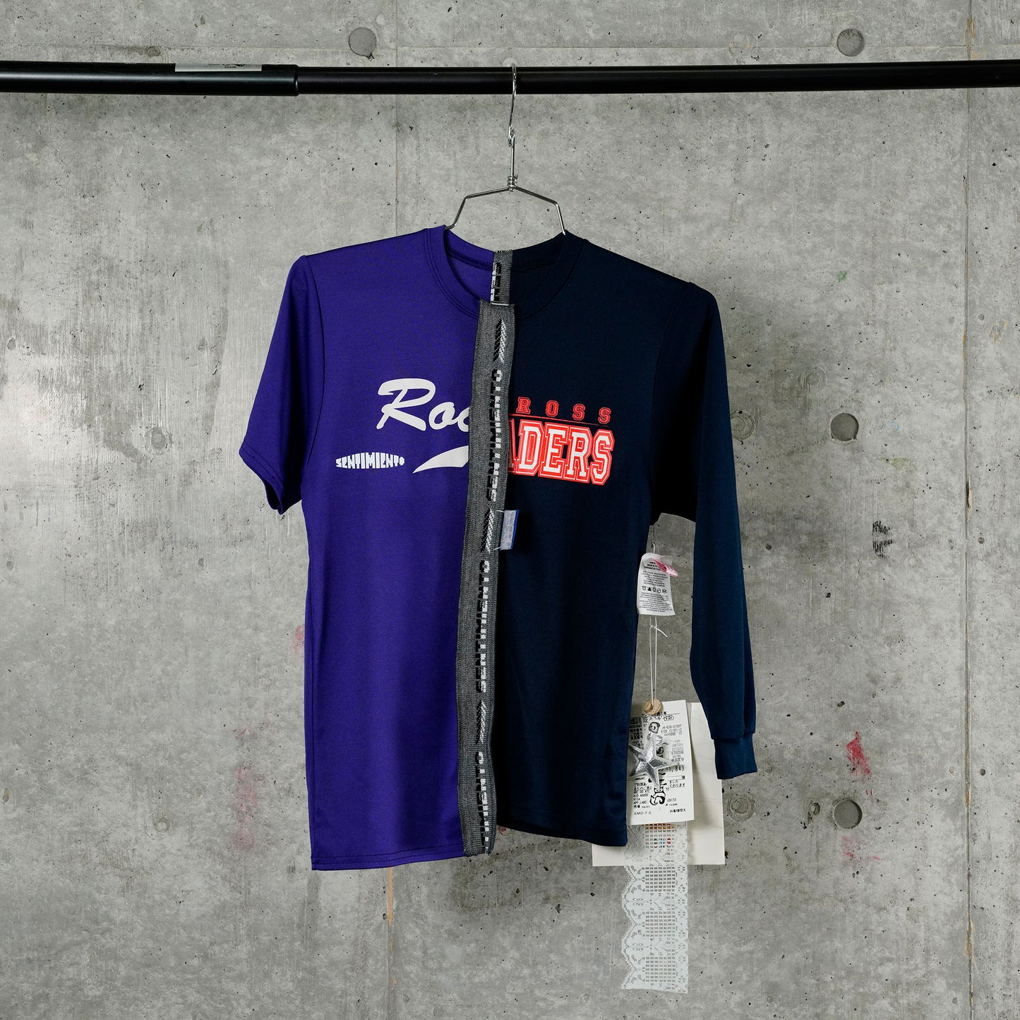 SPLIT JERSEY / PURPLE+DARK BLUE