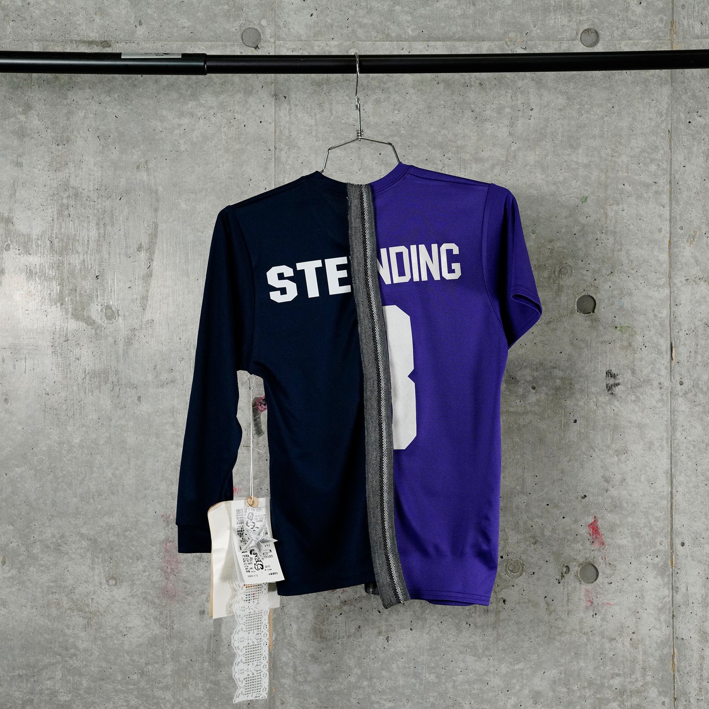 SPLIT JERSEY / PURPLE+DARK BLUE