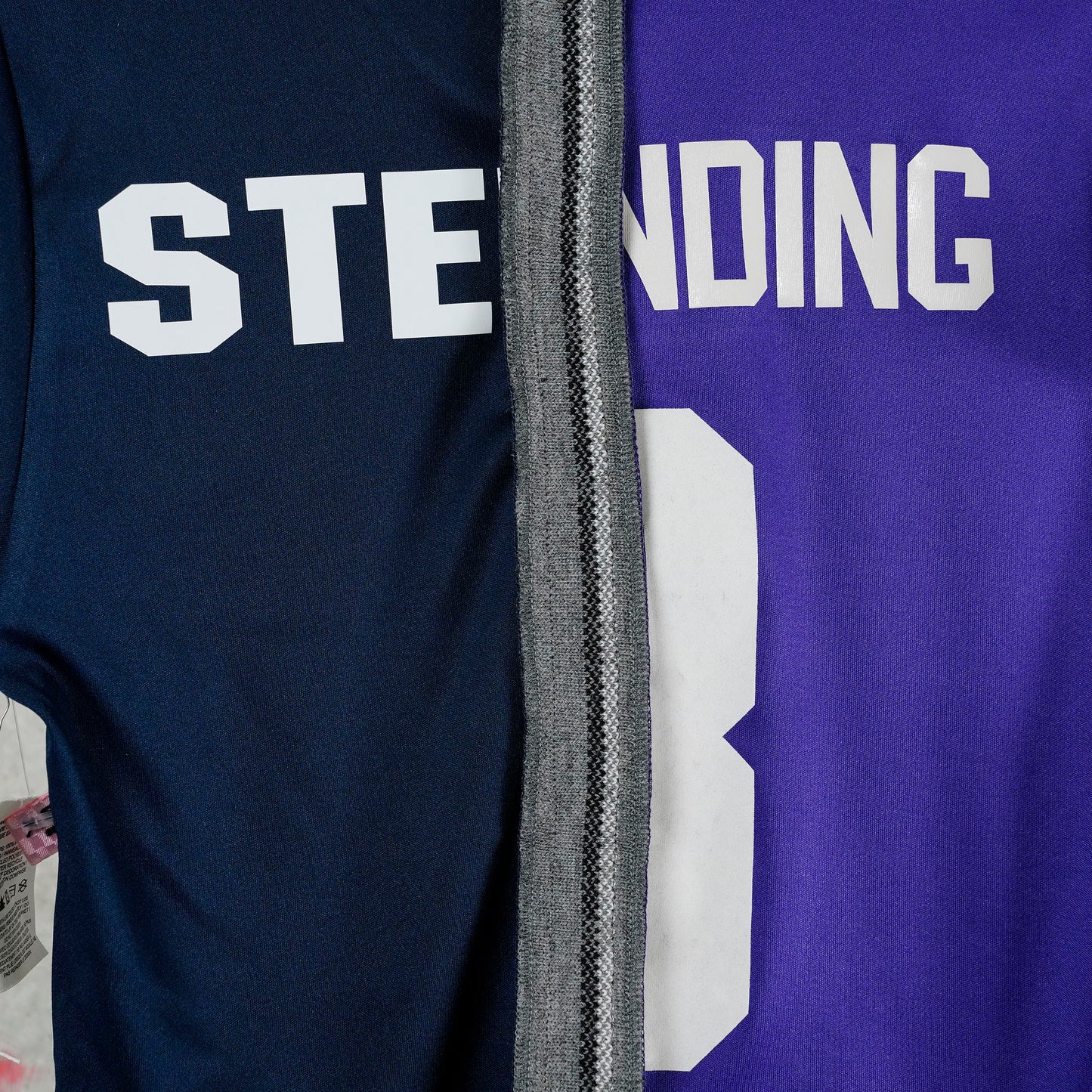 SPLIT JERSEY / PURPLE+DARK BLUE