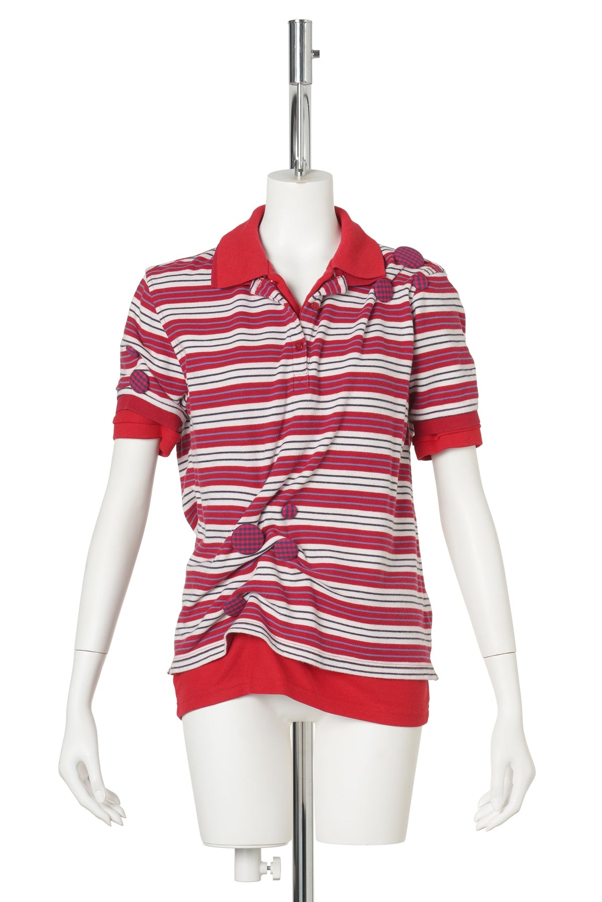 DOUBLE BUTTON POLO / MULTICOLOR