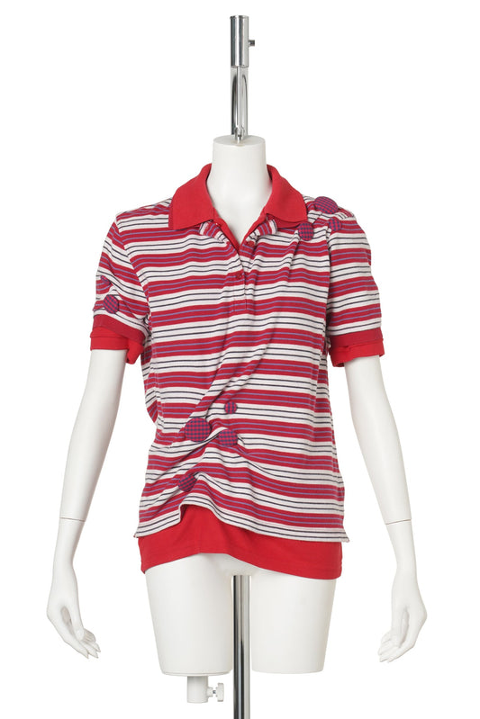 DOUBLE BUTTON POLO / MULTICOLOR
