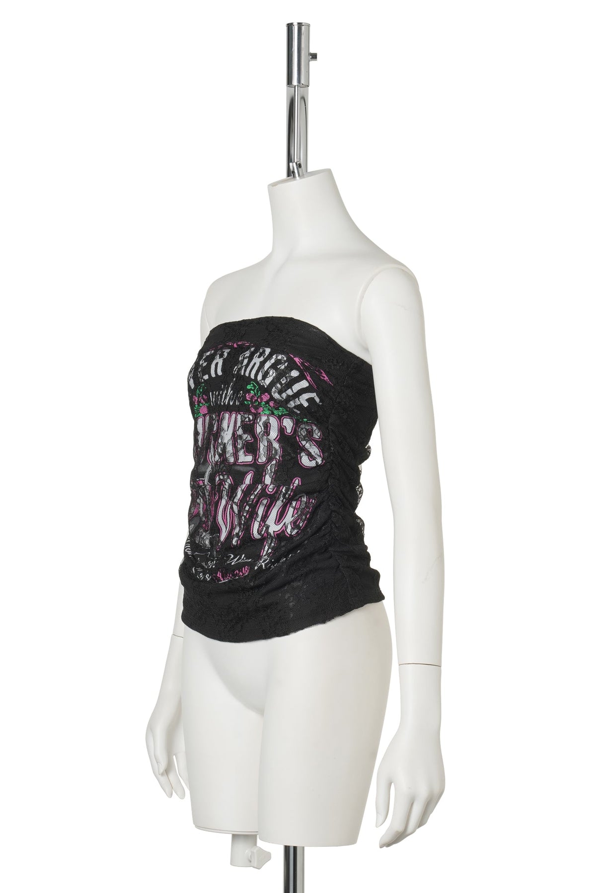 LACE TUBE TOP / MULTICOLOR