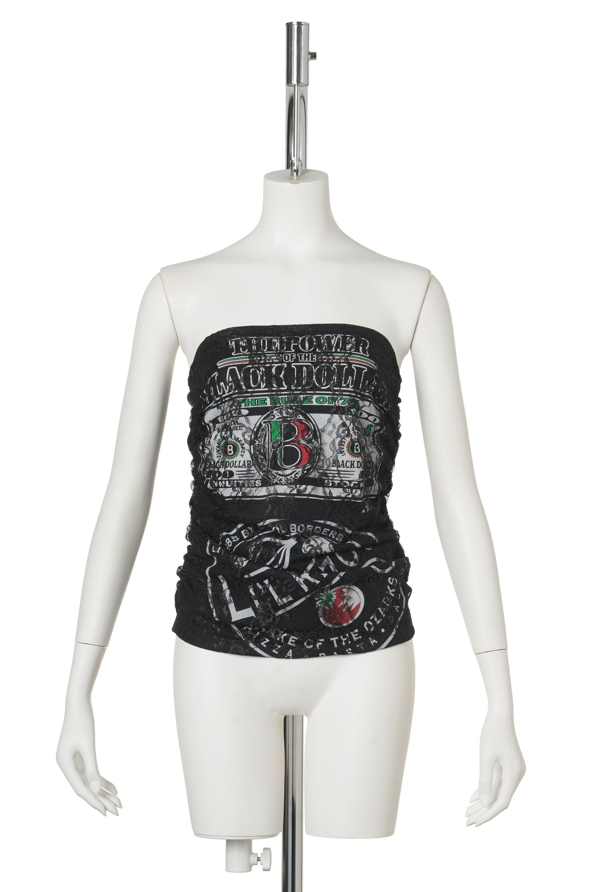 LACE TUBE TOP / MULTICOLOR