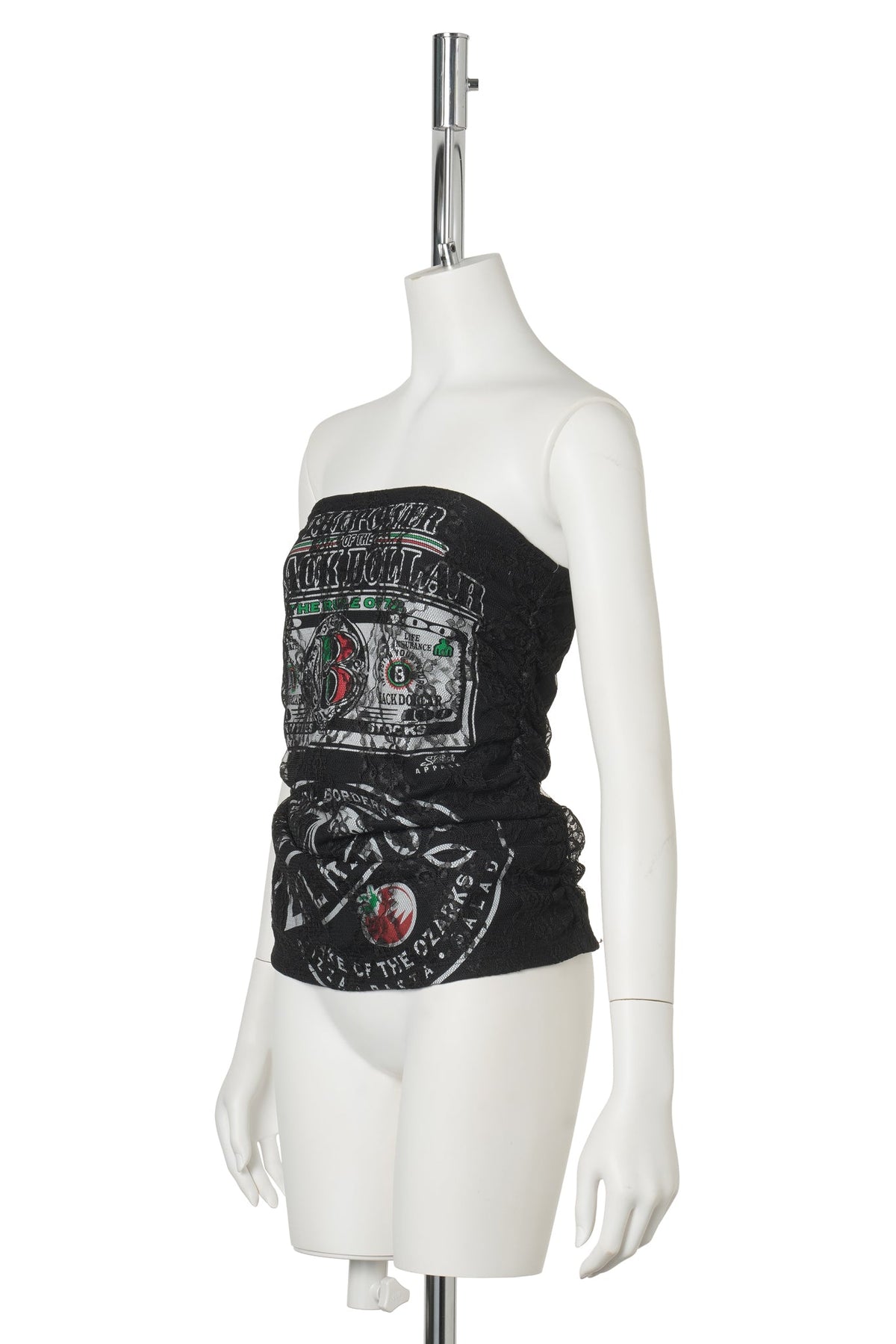LACE TUBE TOP / MULTICOLOR