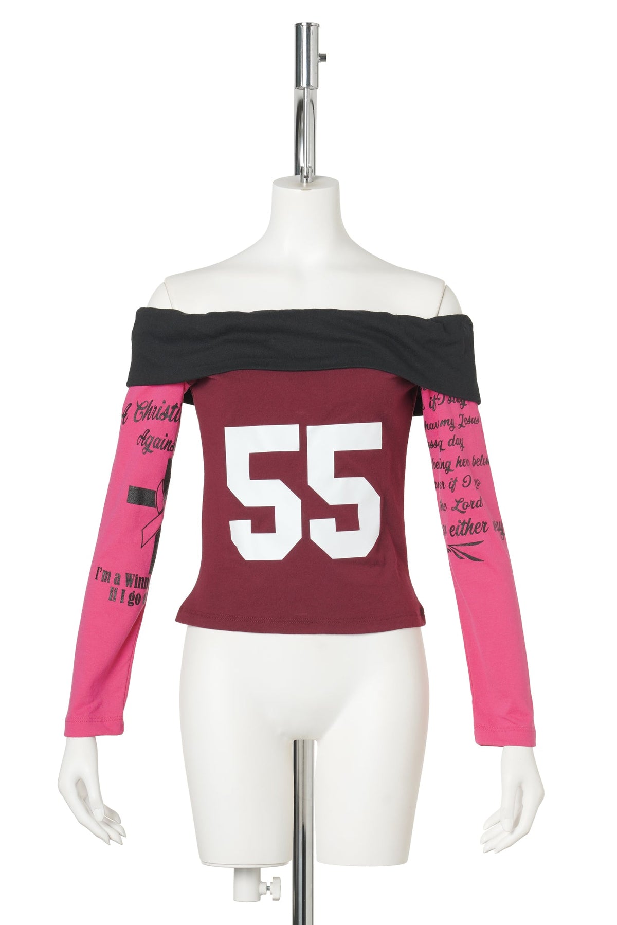 T-SHIRT OFF-SHOULDERS / MULTICOLOR