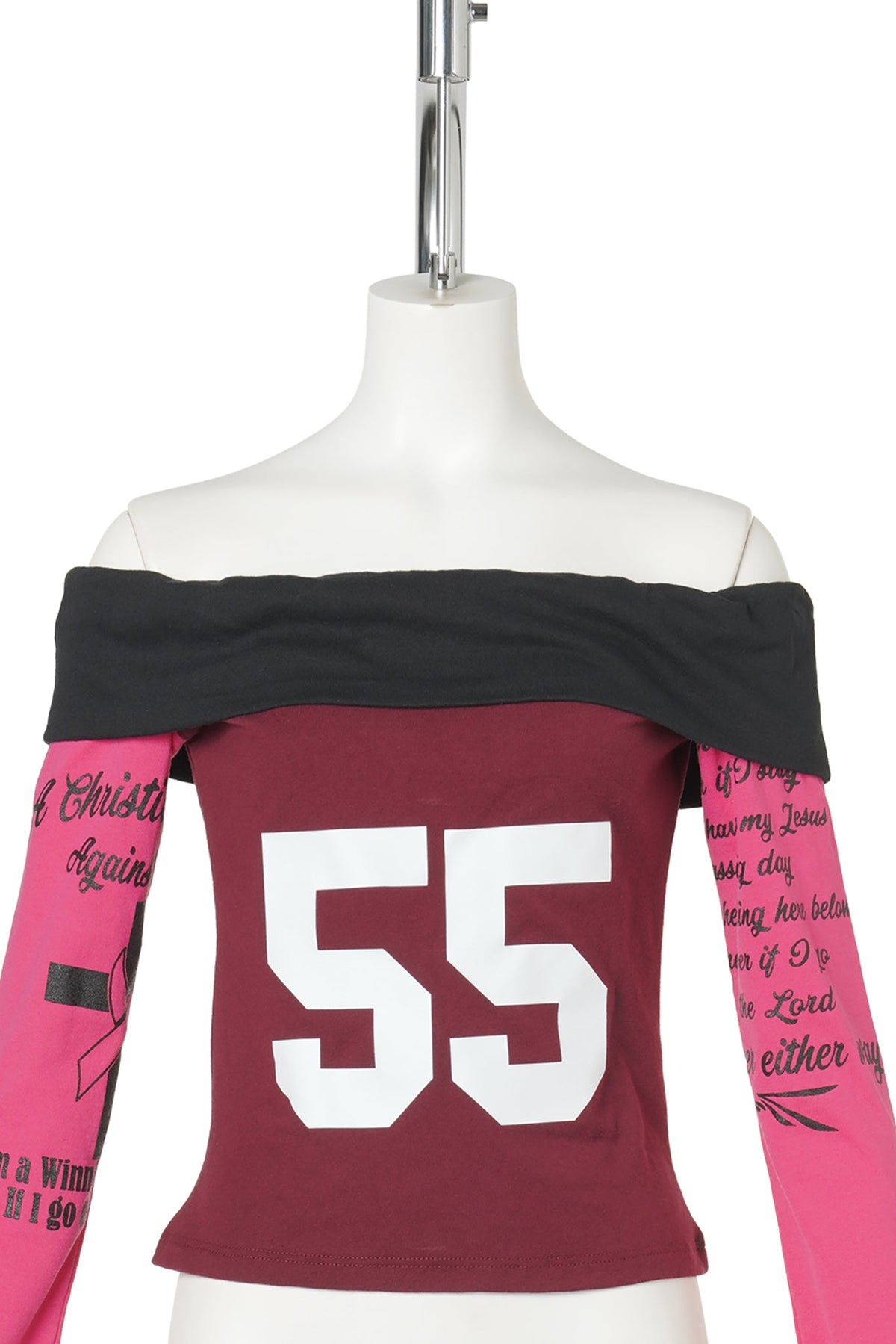 T-SHIRT OFF-SHOULDERS / MULTICOLOR