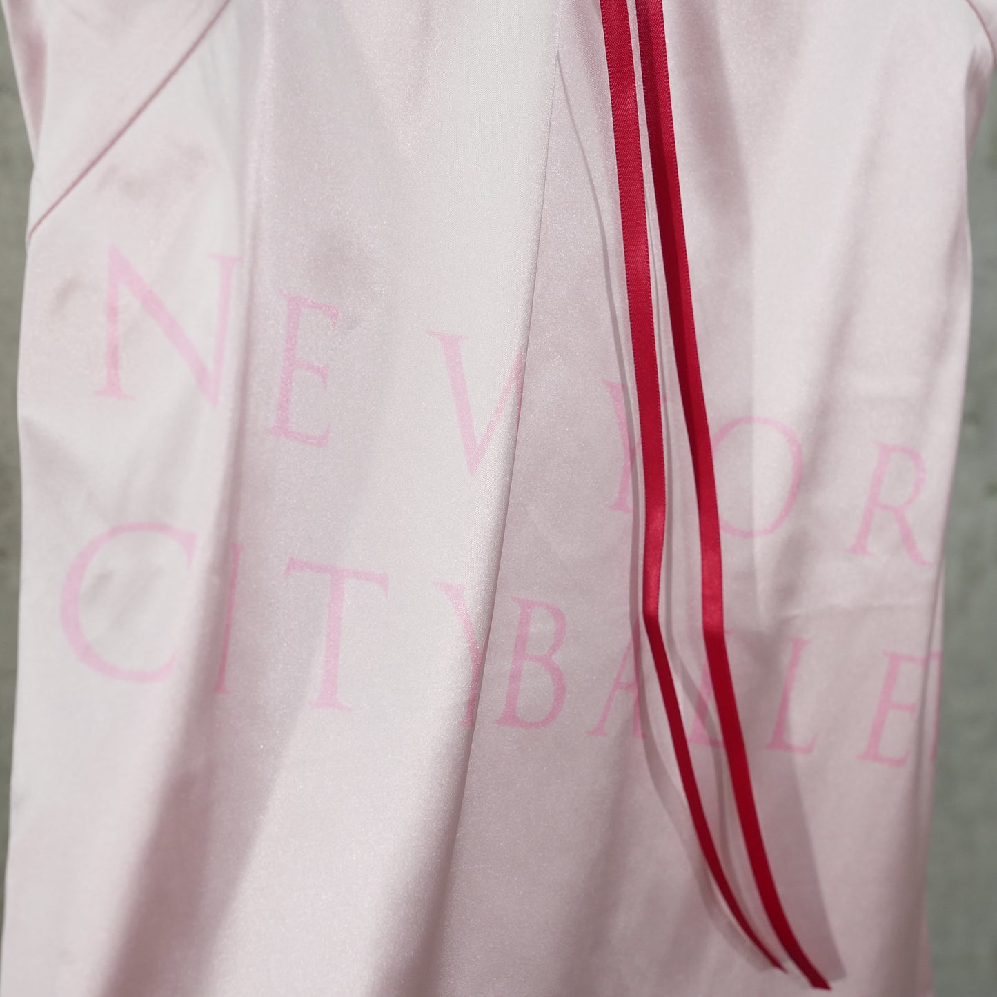 SL X NYCB SATIN SLIP DRESS / PINK