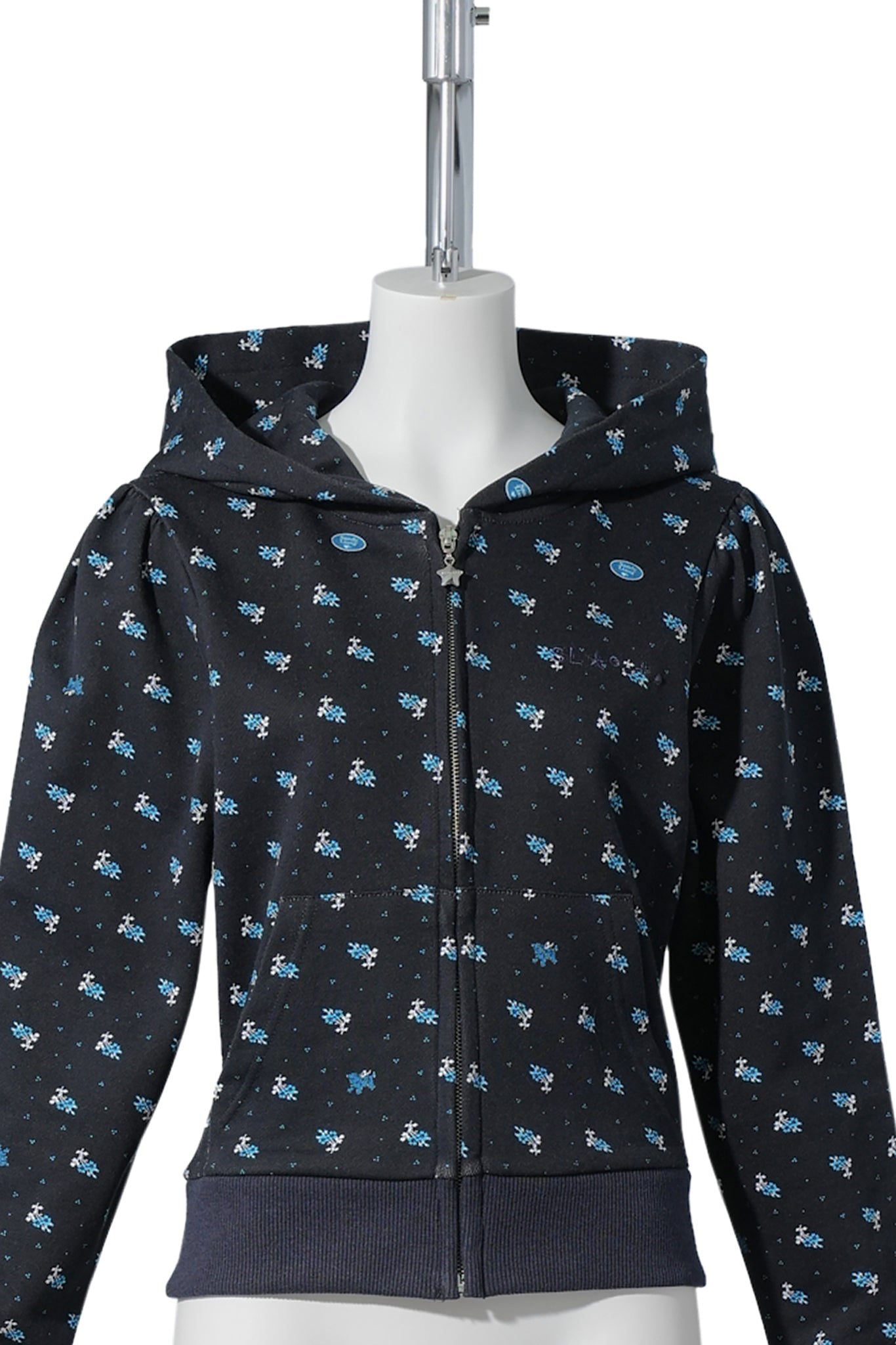 CARDAMOM HOODIE / NAVY MULTI