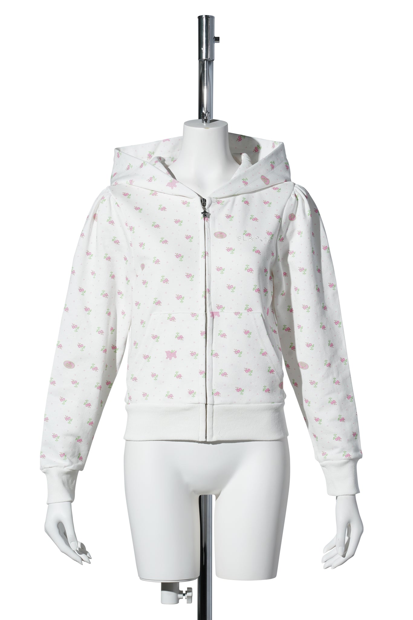 CARDAMOM HOODIE / WHITEMULTI