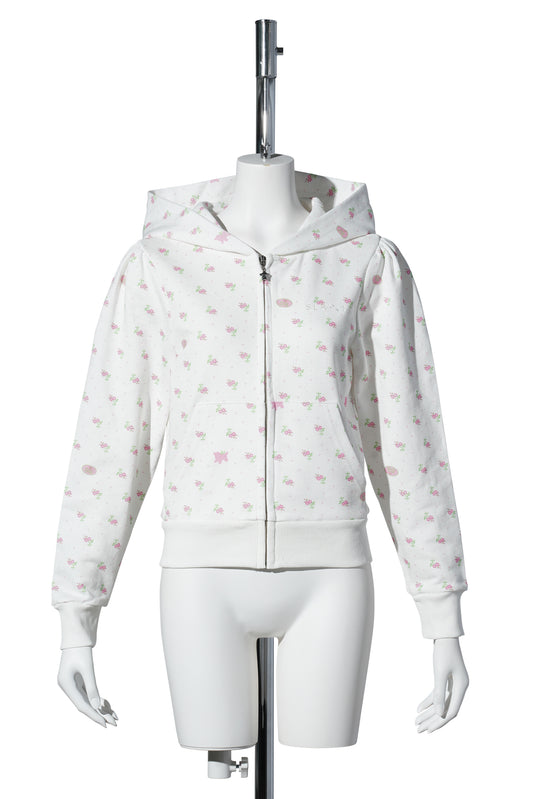 CARDAMOM HOODIE / WHITEMULTI