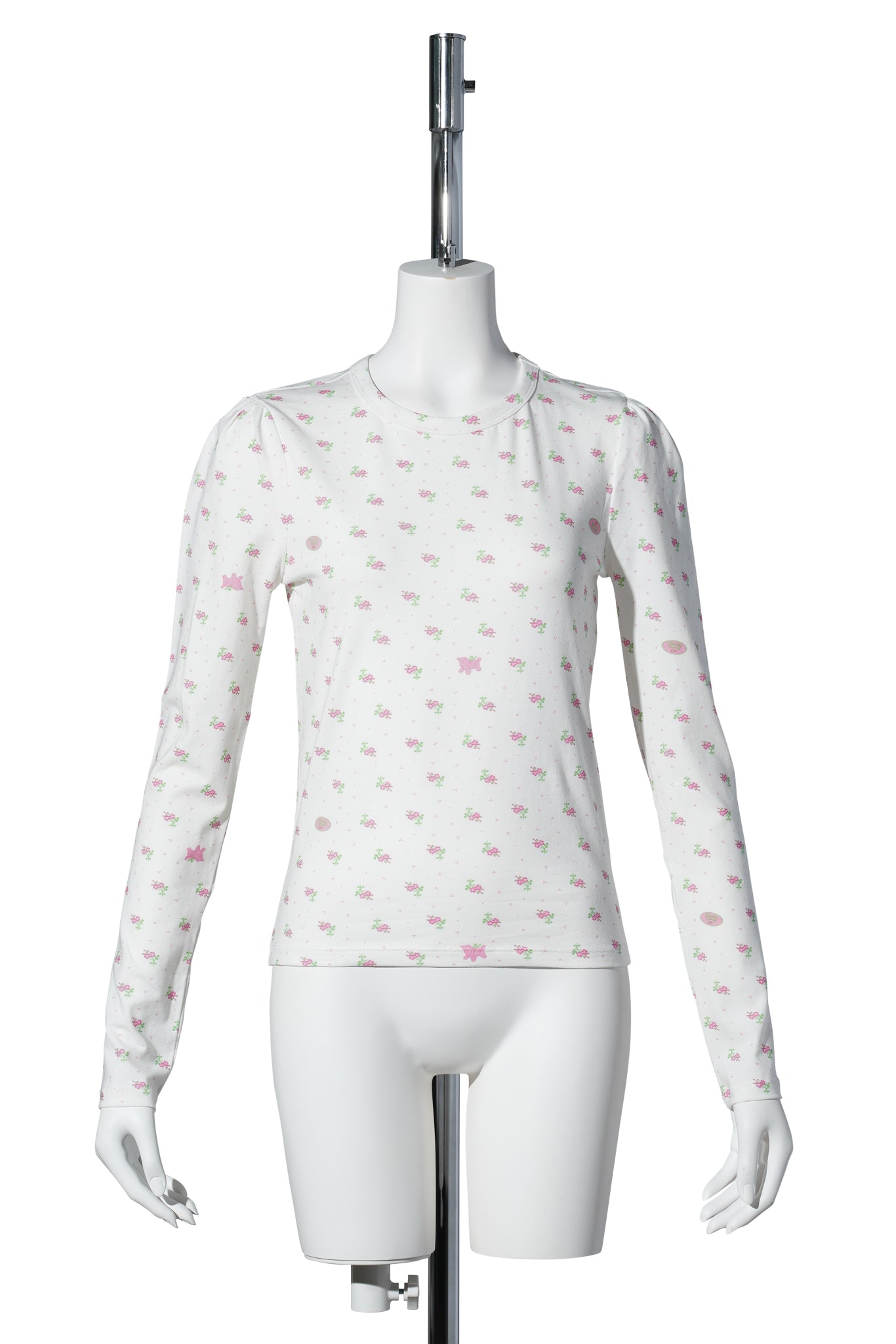 FLOWER NAP TOP / WHITEMULTI