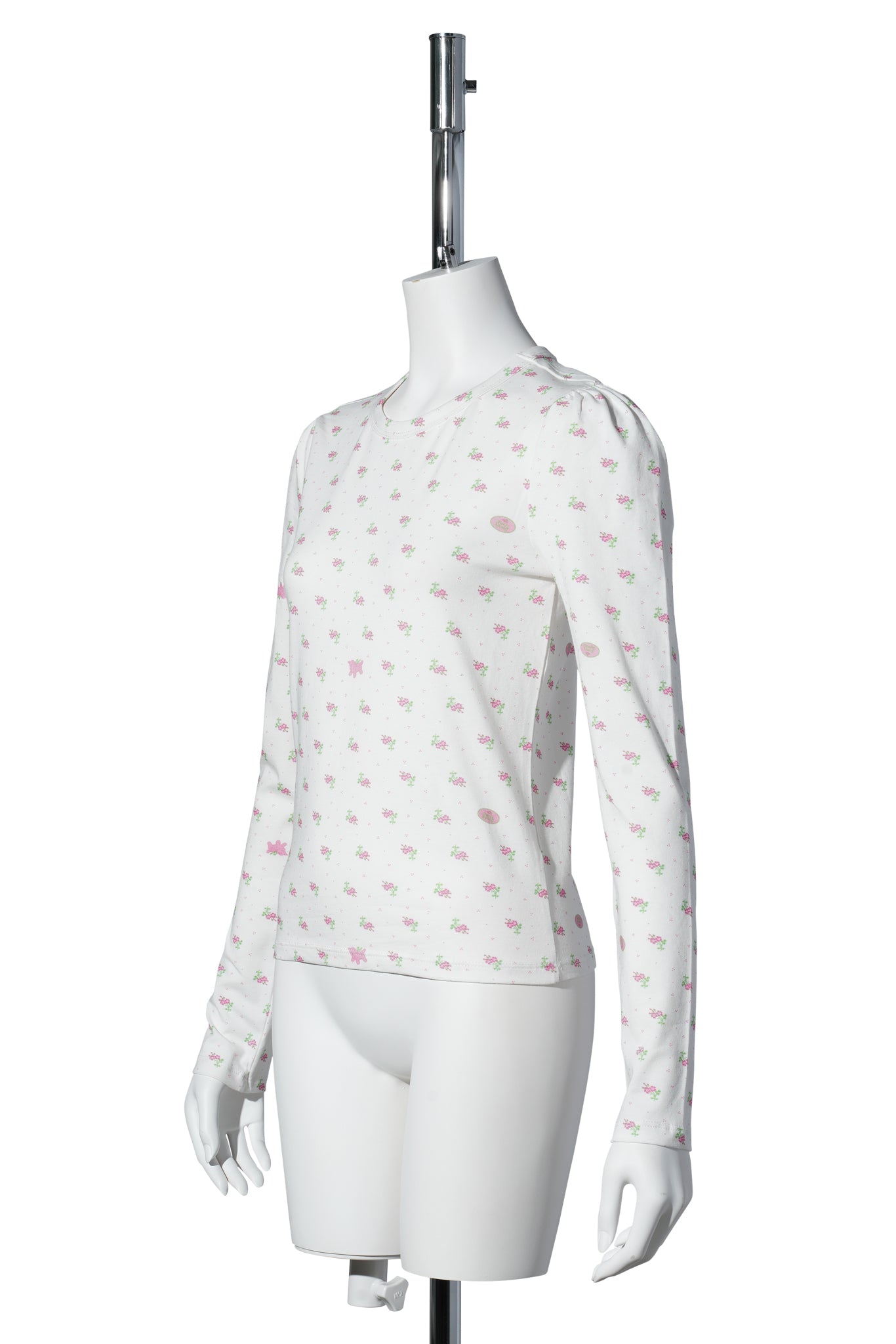 FLOWER NAP TOP / WHITEMULTI
