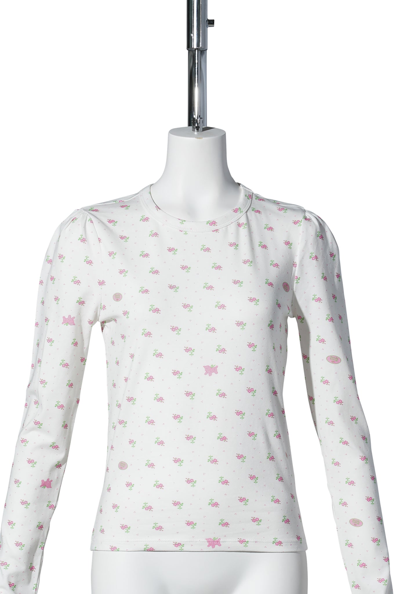 FLOWER NAP TOP / WHITEMULTI