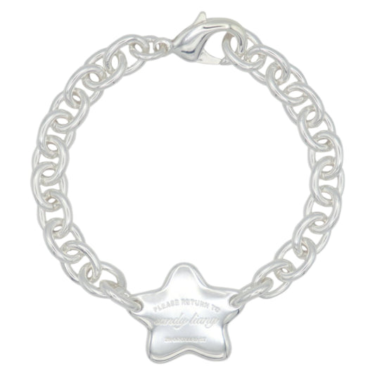 STAR CHARM BRACELET / SILVER