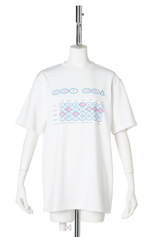 CALENDAY BOXY TEE / 10:WHITE