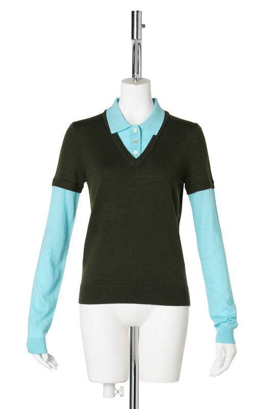 LOTTIE SWEATER / 43:OLIVE