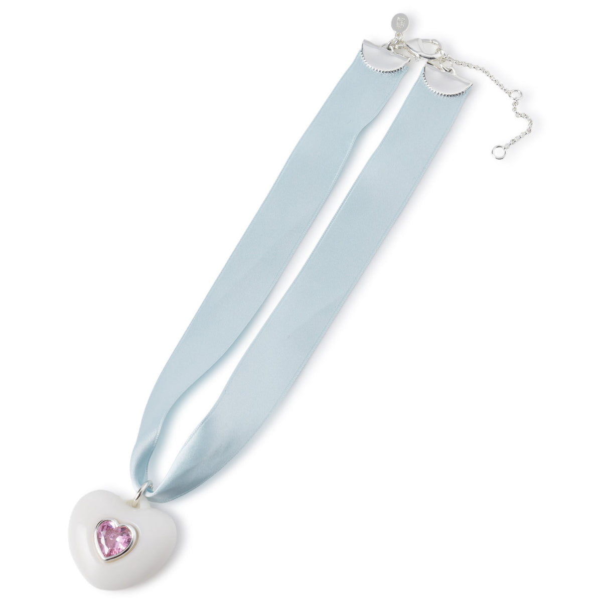 GUMMY HEART CHOKER / 81:LIGHT BLUE