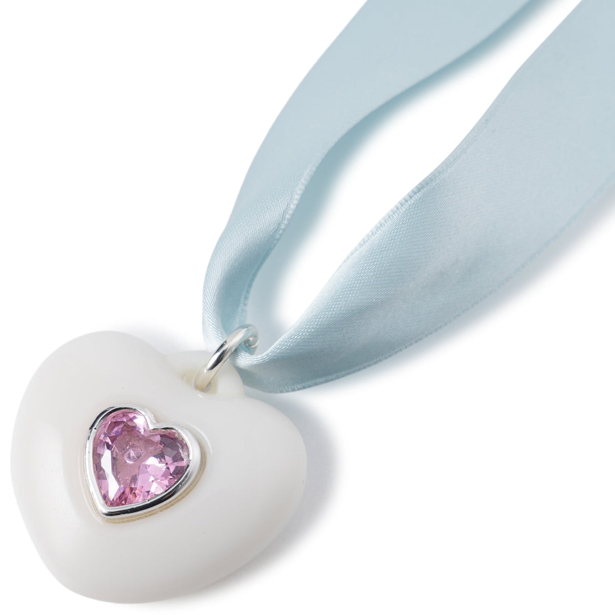 GUMMY HEART CHOKER / 81:LIGHT BLUE