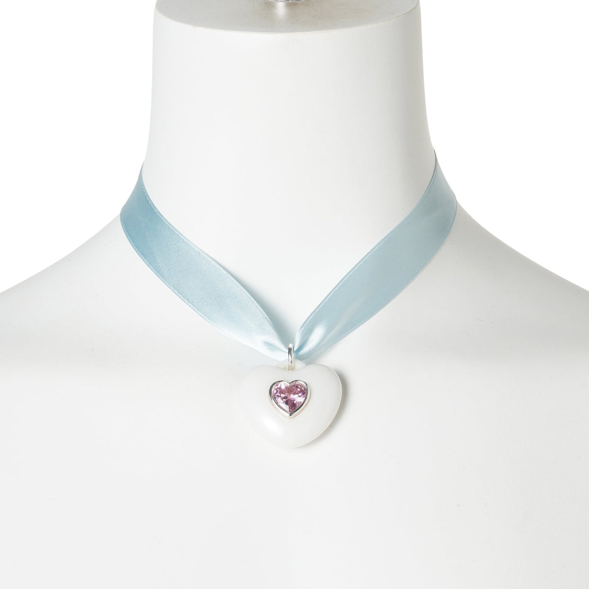 GUMMY HEART CHOKER / 81:LIGHT BLUE