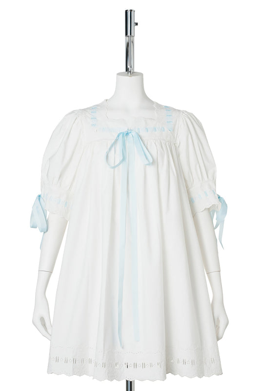 DAIKON DRESS / WHITE
