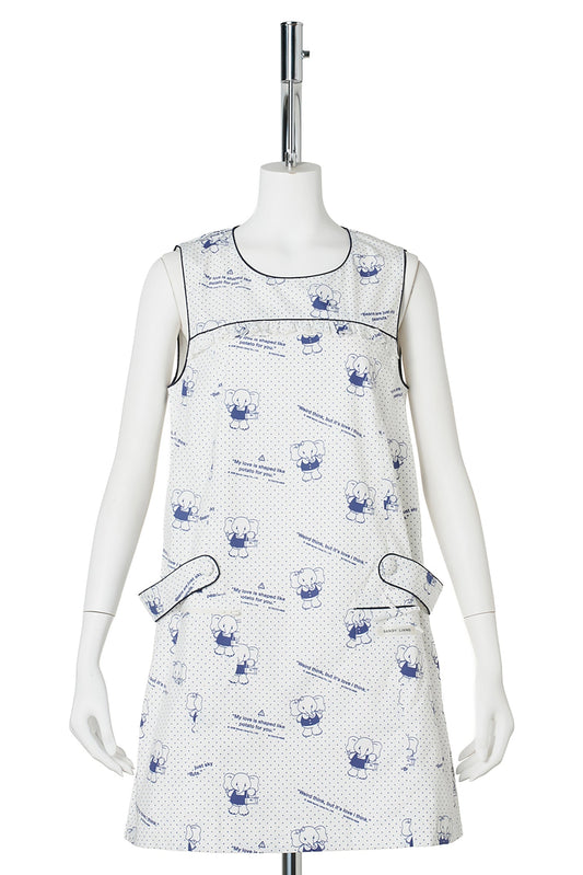 YOLKY DRESS / WHITEMULTI