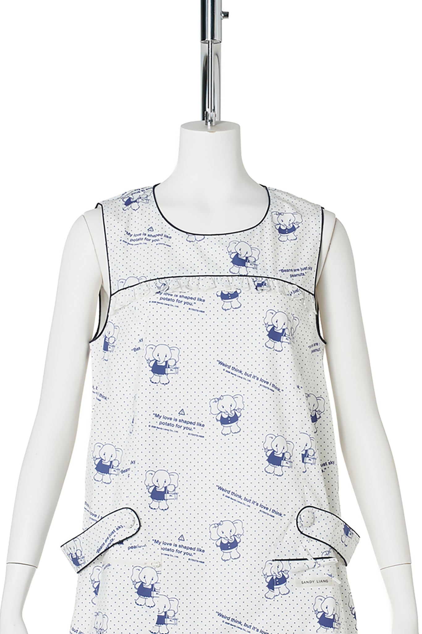 YOLKY DRESS / WHITEMULTI