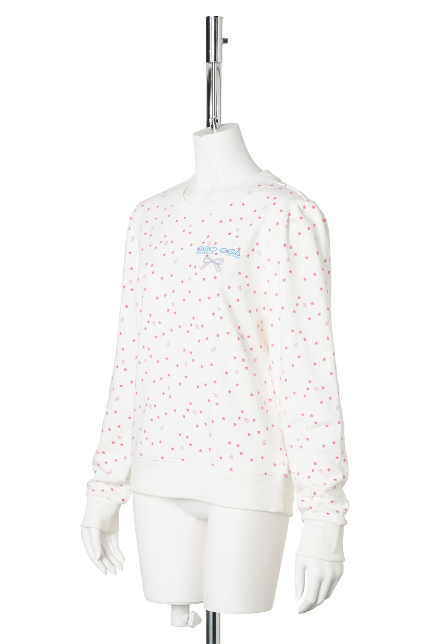 POLKA SWEATSHIRT / WHITEMULTI