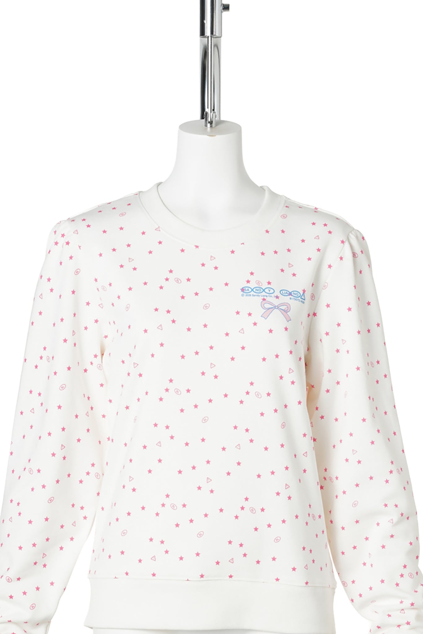 POLKA SWEATSHIRT / WHITEMULTI