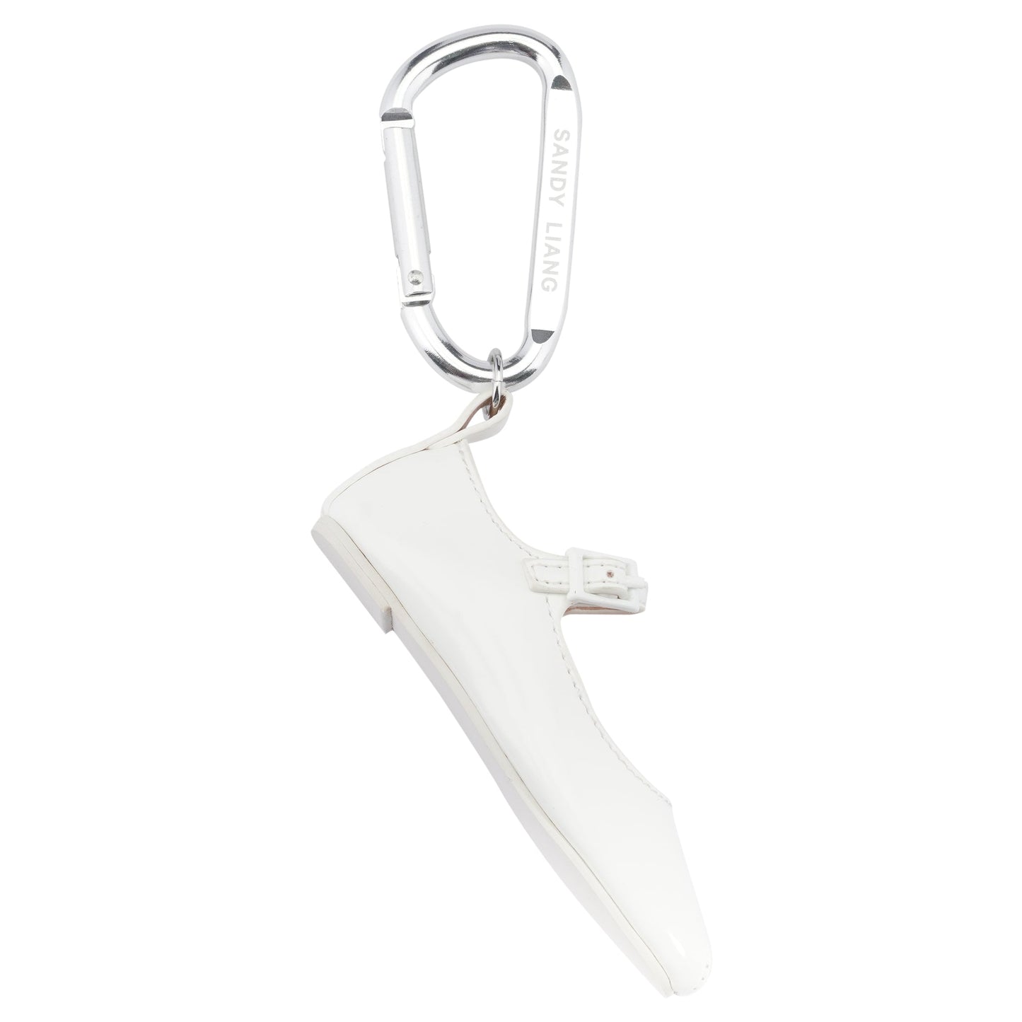MARY JANE POINTE BAGCHARM / WHT:WHITE