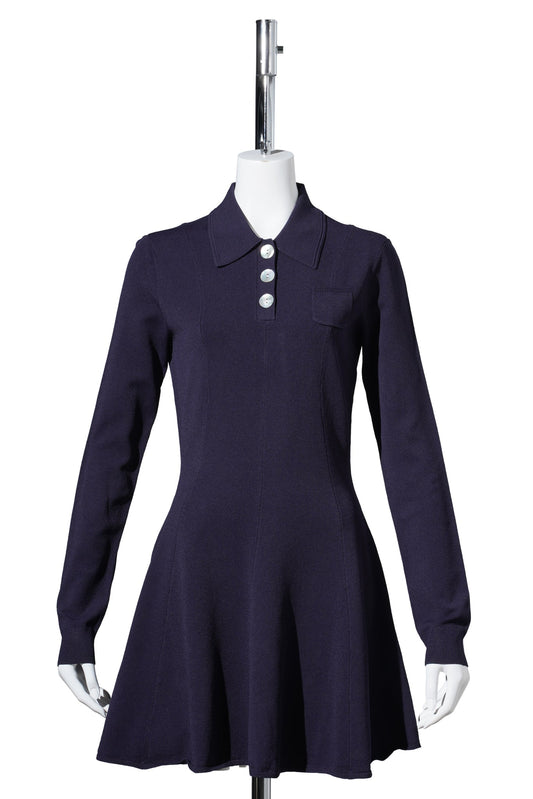 CHUPA DRESS / NAV:NAVY