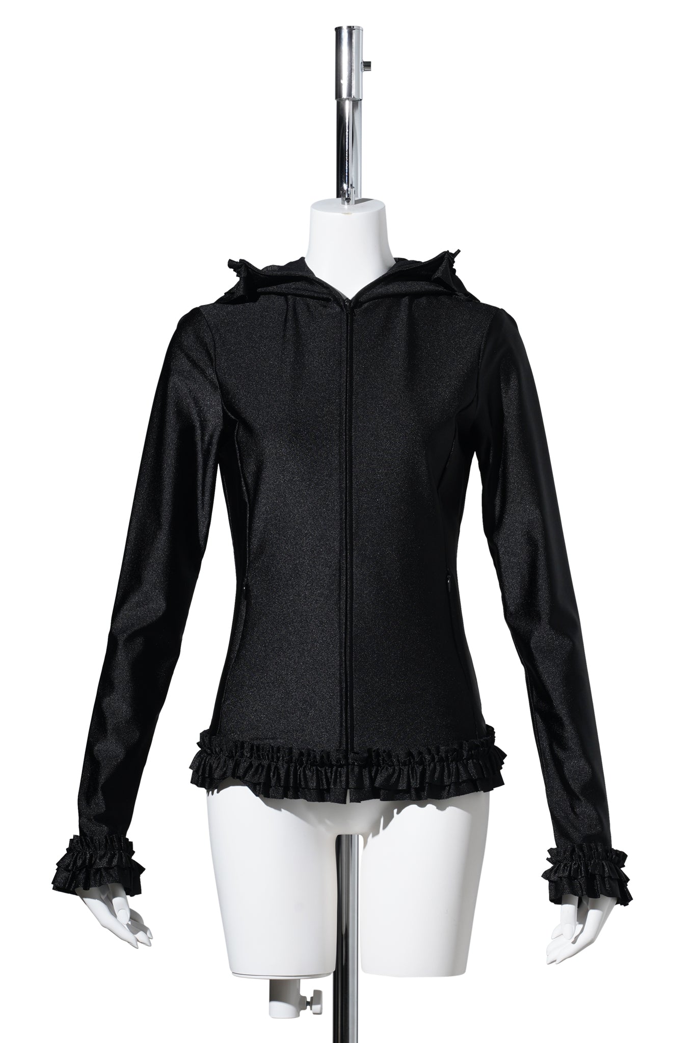 PARSNIP ZIP HOODIE / BLK:BLACK