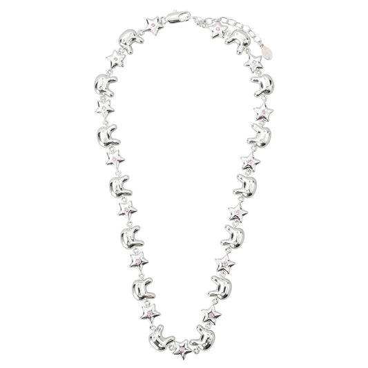 TERMINATOR BUNNY STARNECKLACE / SILVER