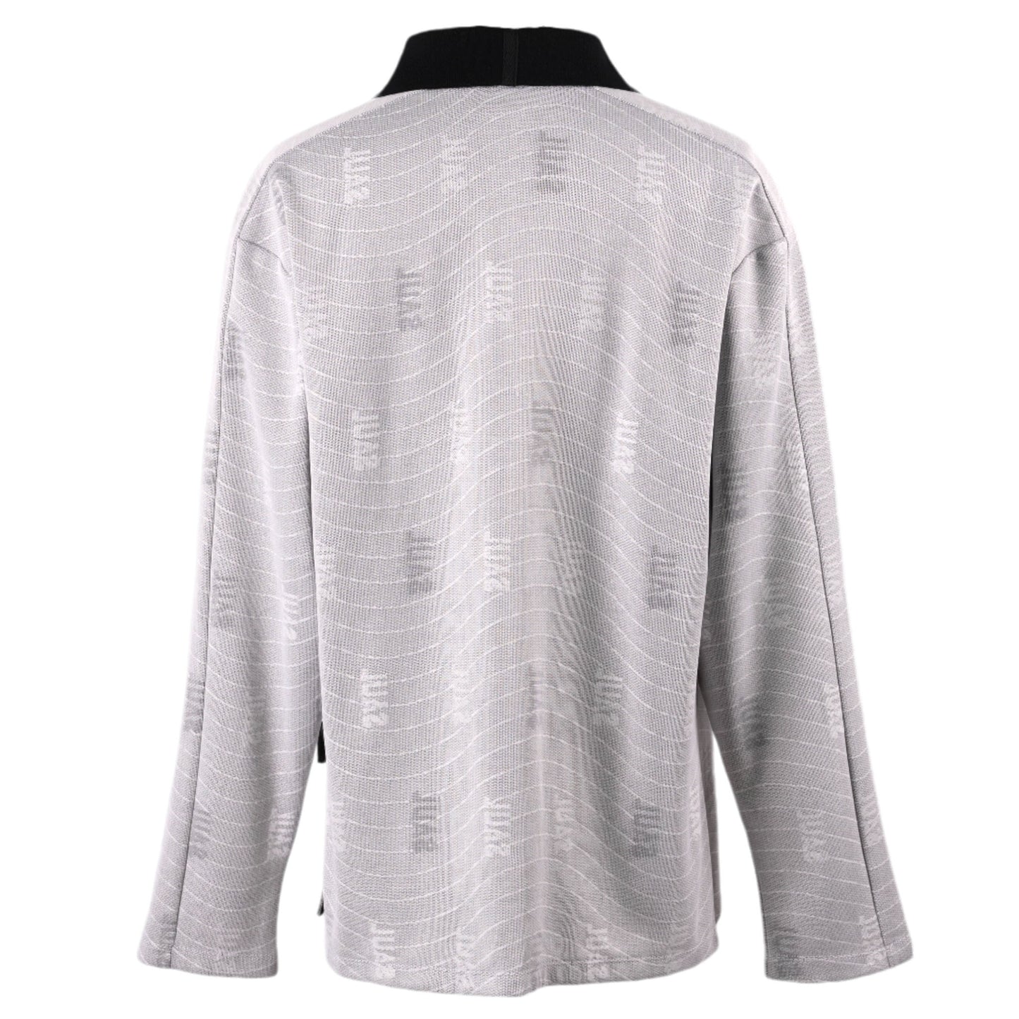 SAUL NASH MONOGRAM LONG SLEEVE SHIRT / GREY/BLACK