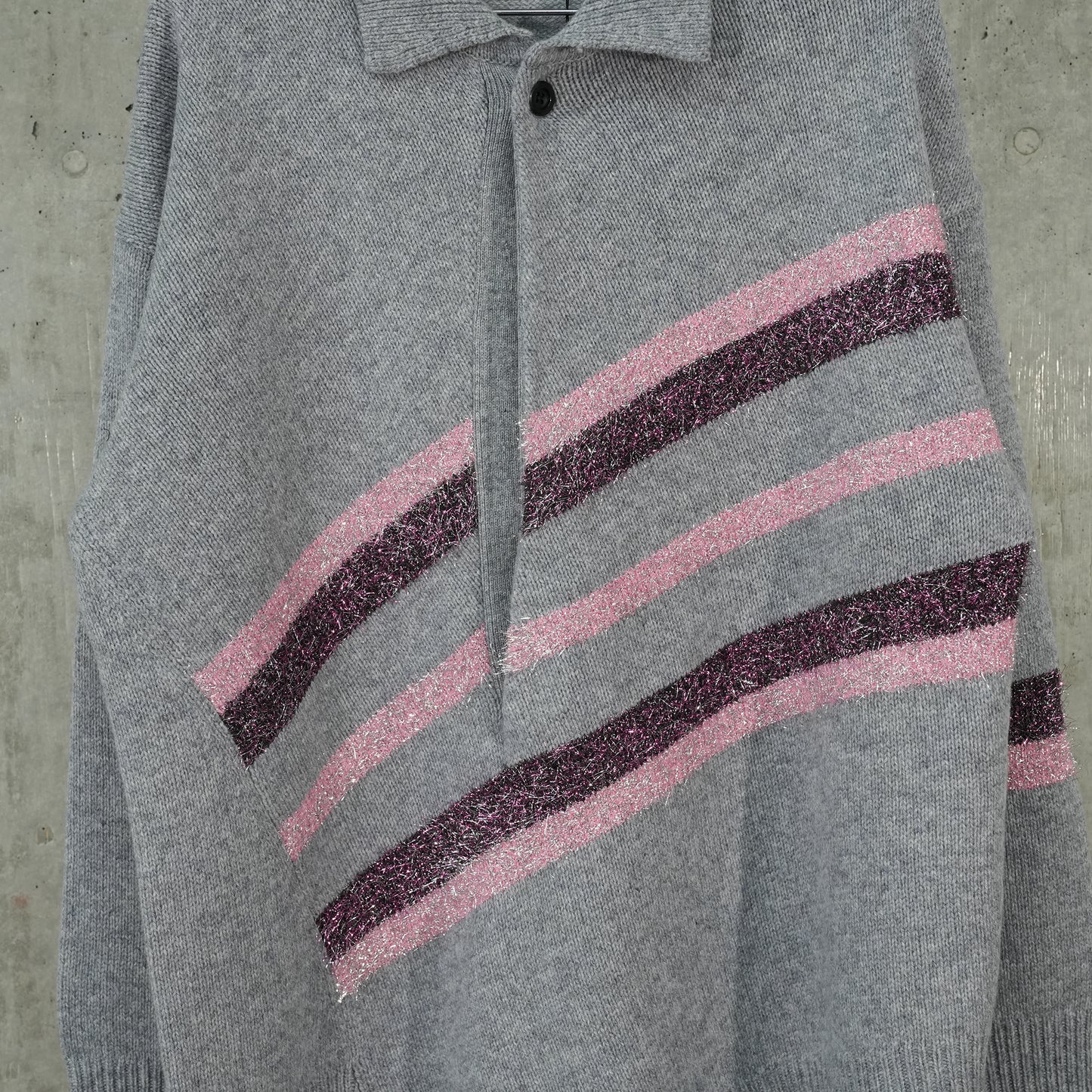 DAZZLING KNIT PULLOVER / GRAY