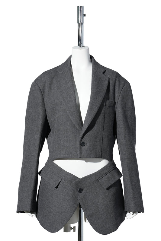 CUT CUT JACKET / GREY