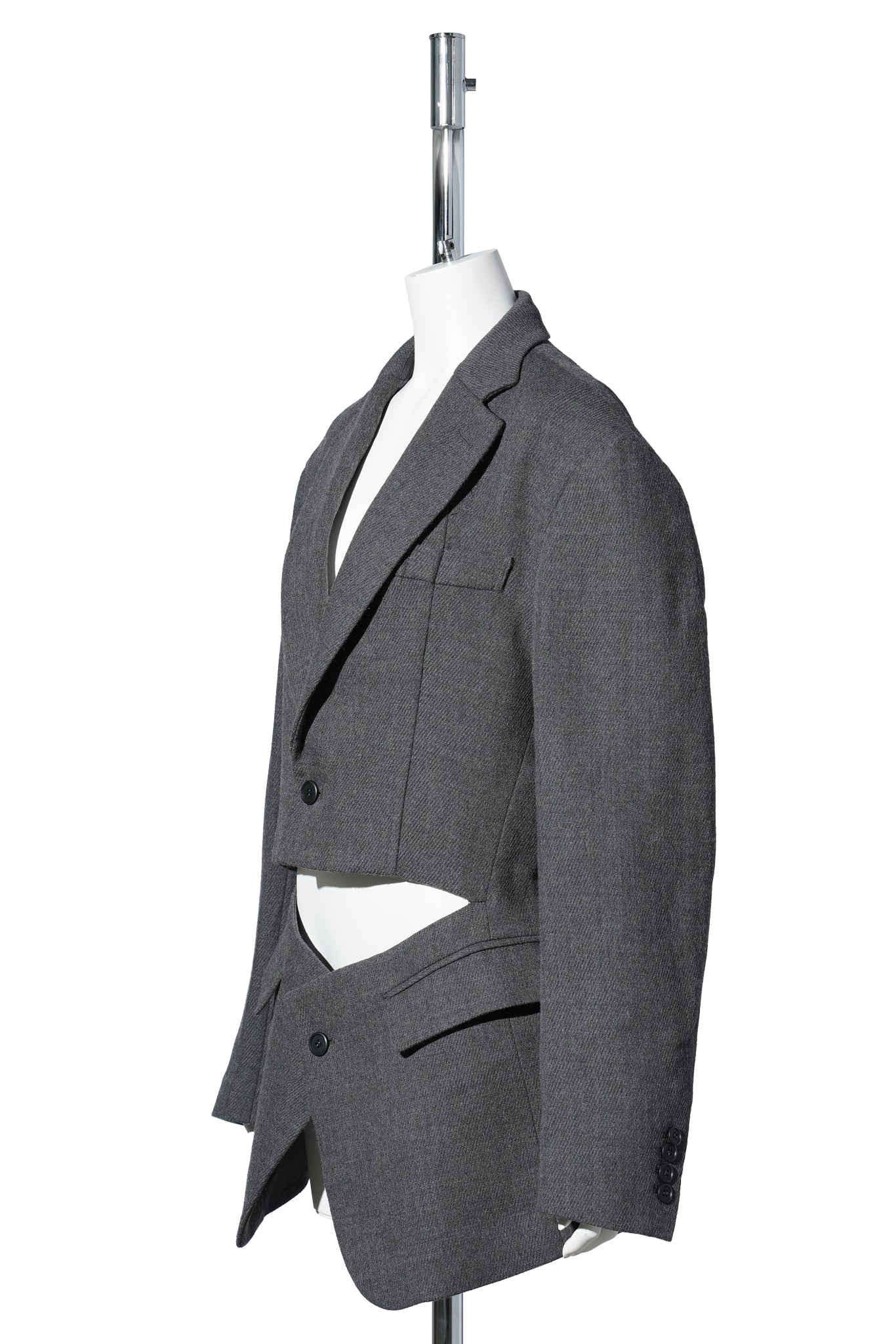 CUT CUT JACKET / GREY