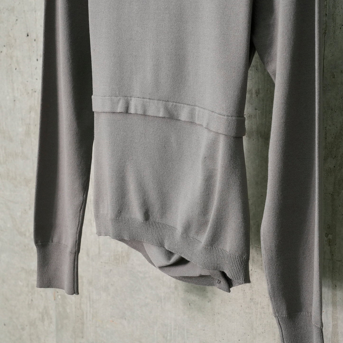 PASS EACH OTHER KNIT CARDIGAN / GRAY