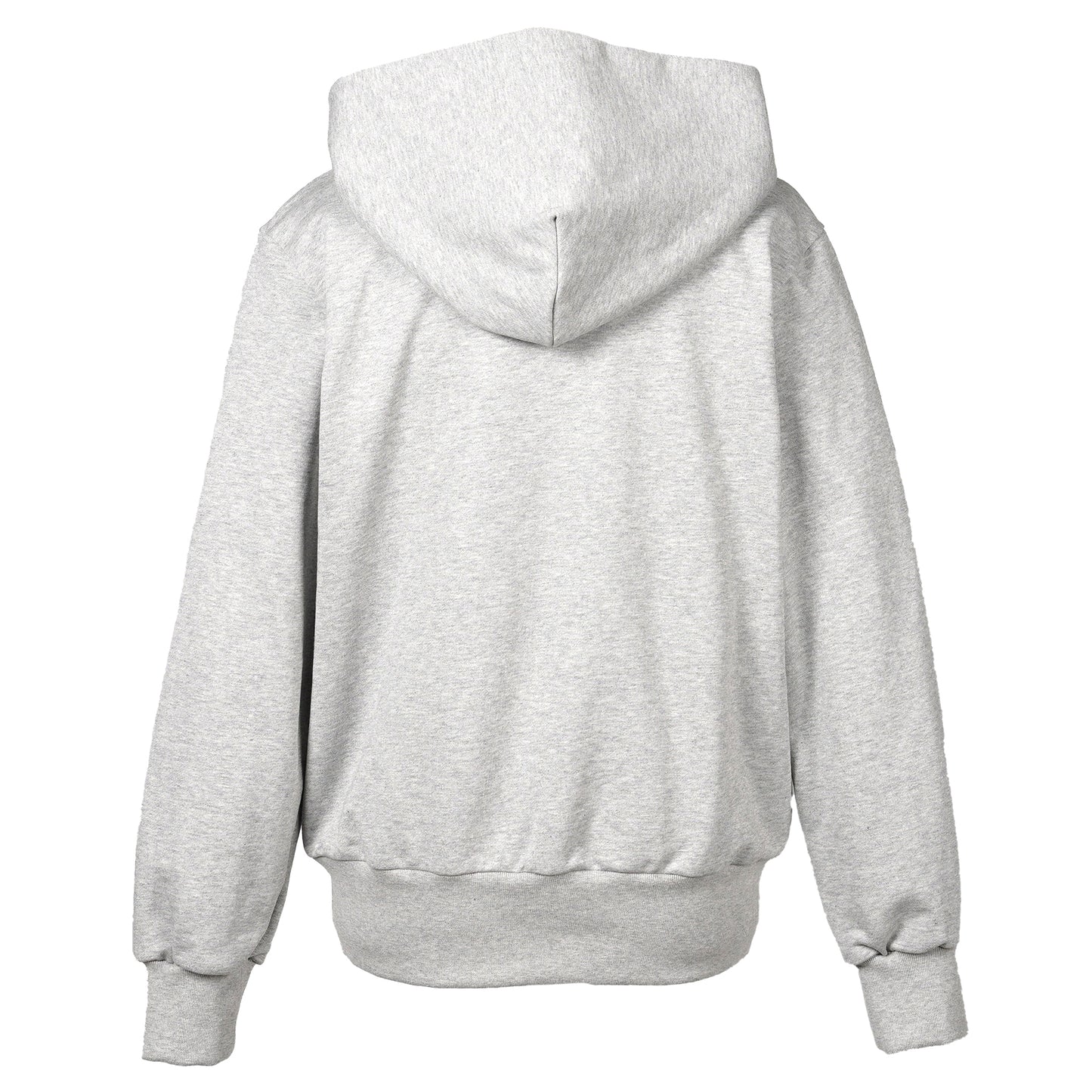 RIBBON ZIP HOODIE / GRAY