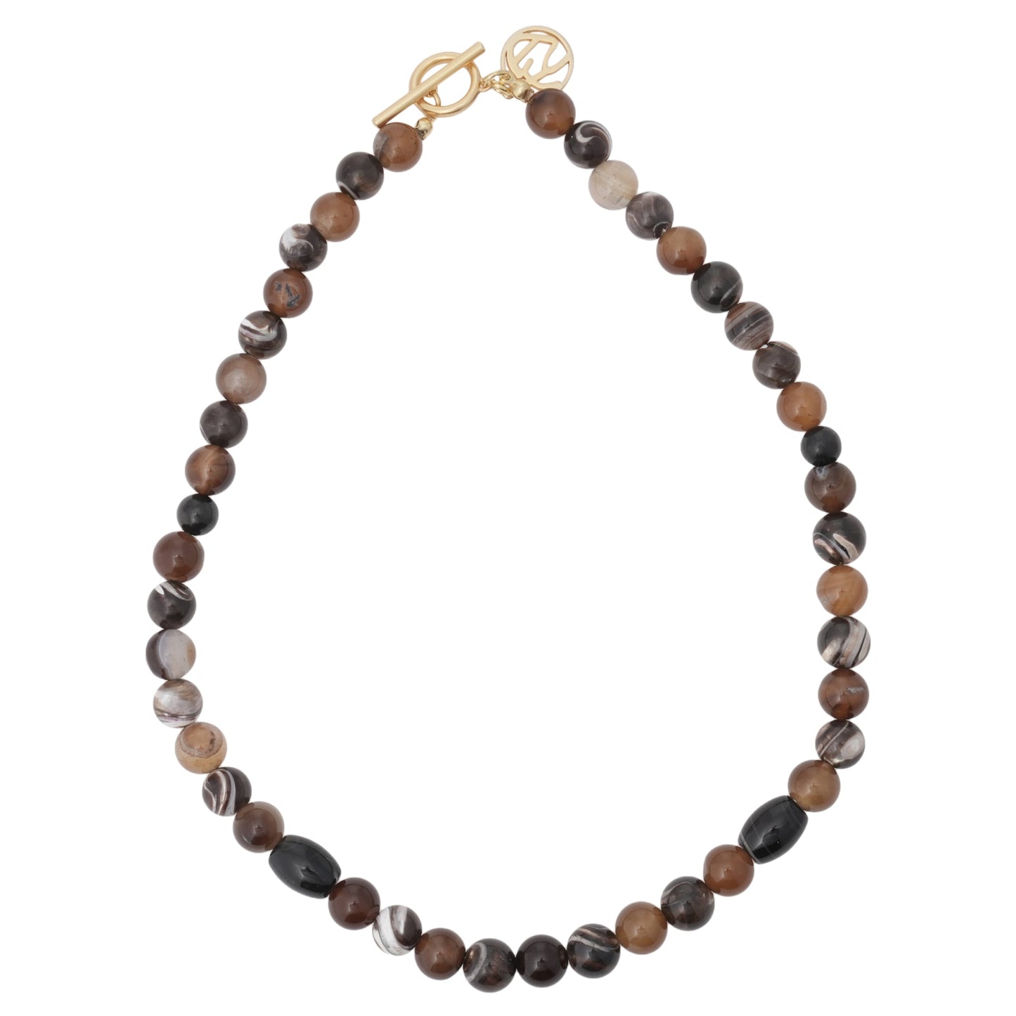 JUZU NECKLACE / BROWN