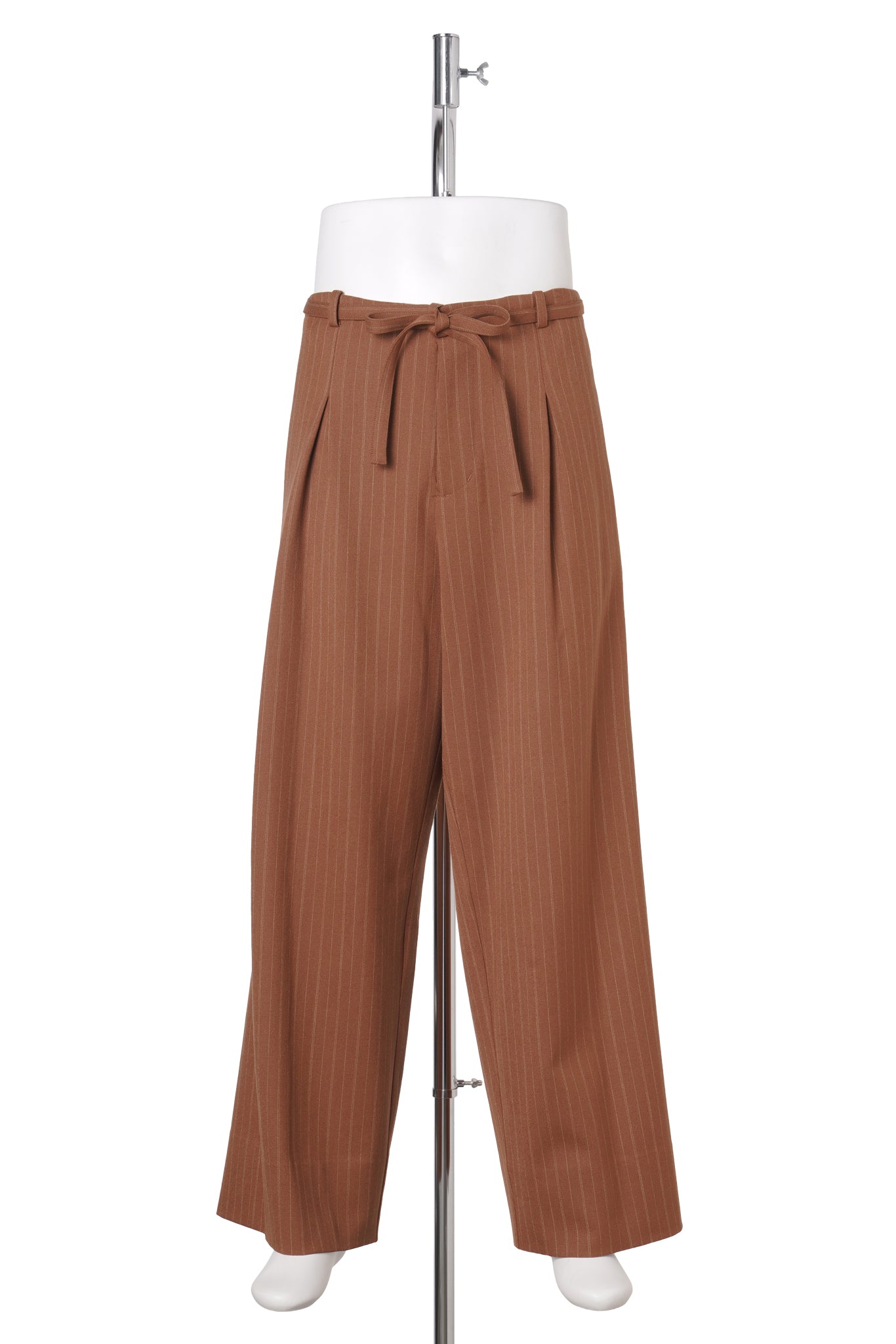 INVERTED TUCK JUDO TROUSERS / BROWN