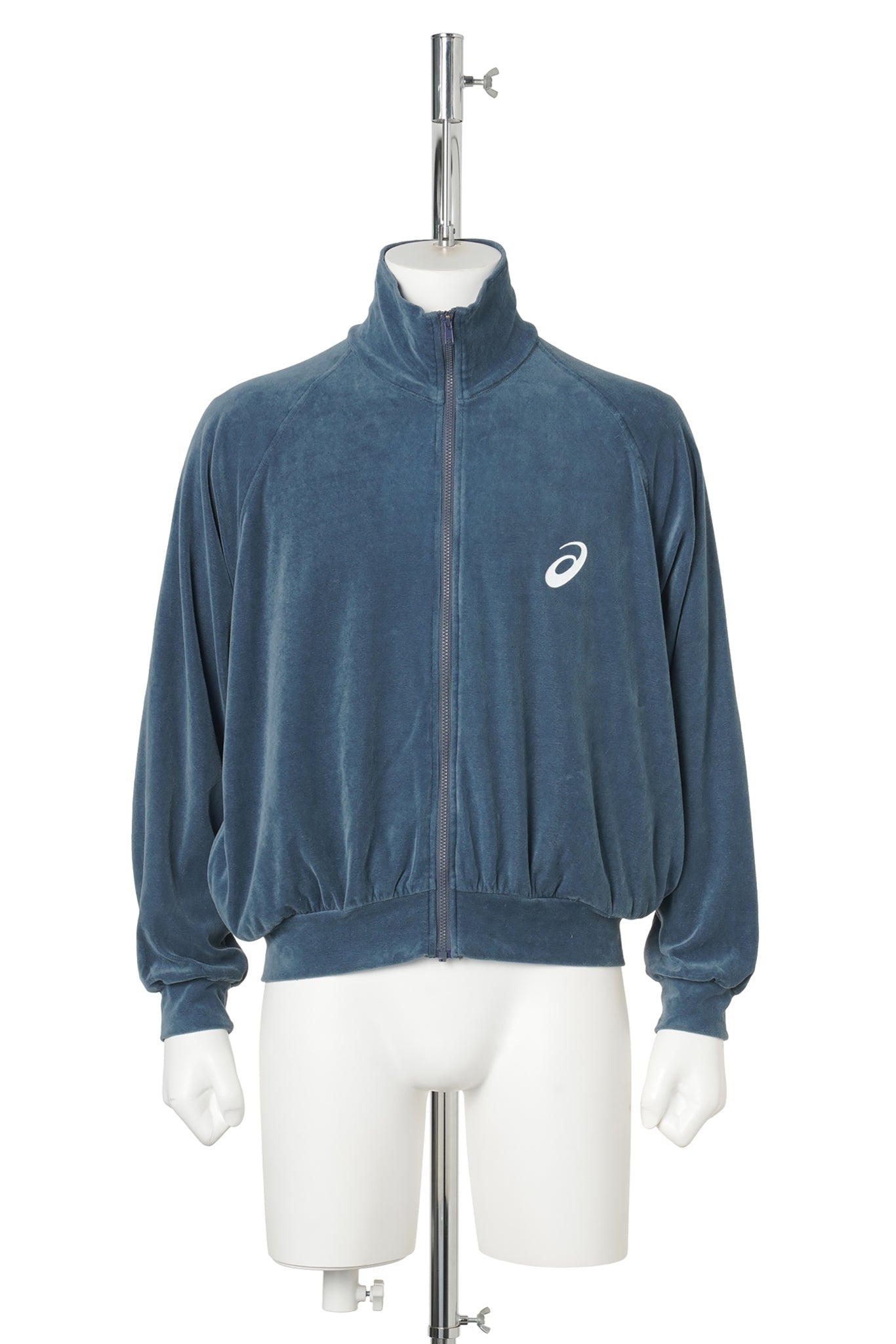 VINTAGE VELVEY TRACK JACKET / BLUE
