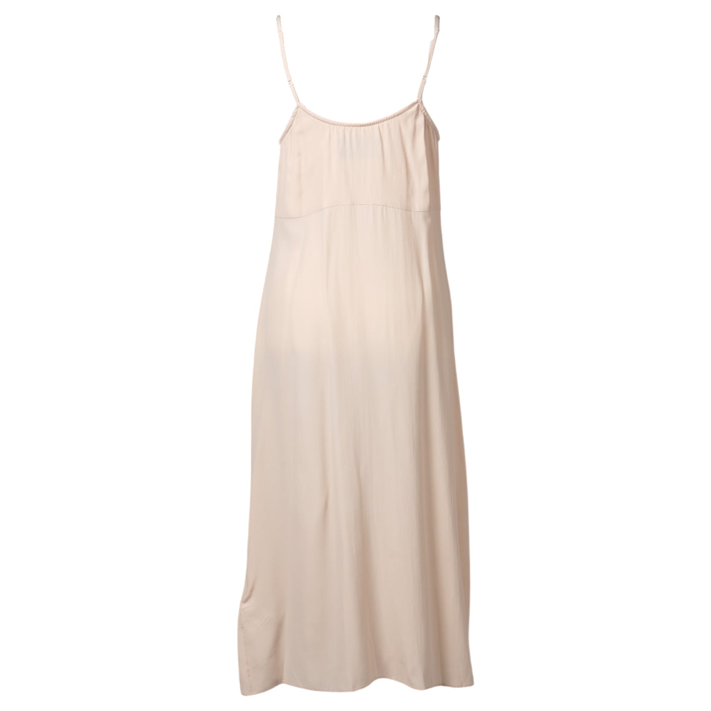 NEGLIGEE BOW DETAIL SLIP DRESS / 700:NUDE