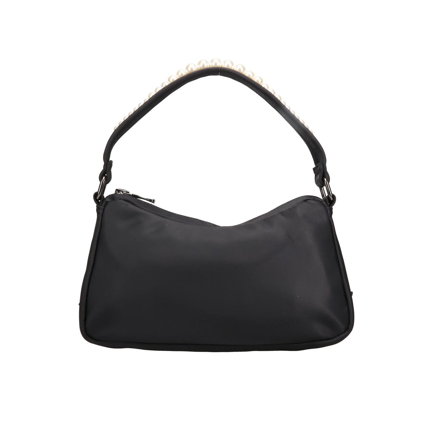 UTILITY BOW POCKET POCHETTE BAG W/EMB / 151:BLACK/PEARL